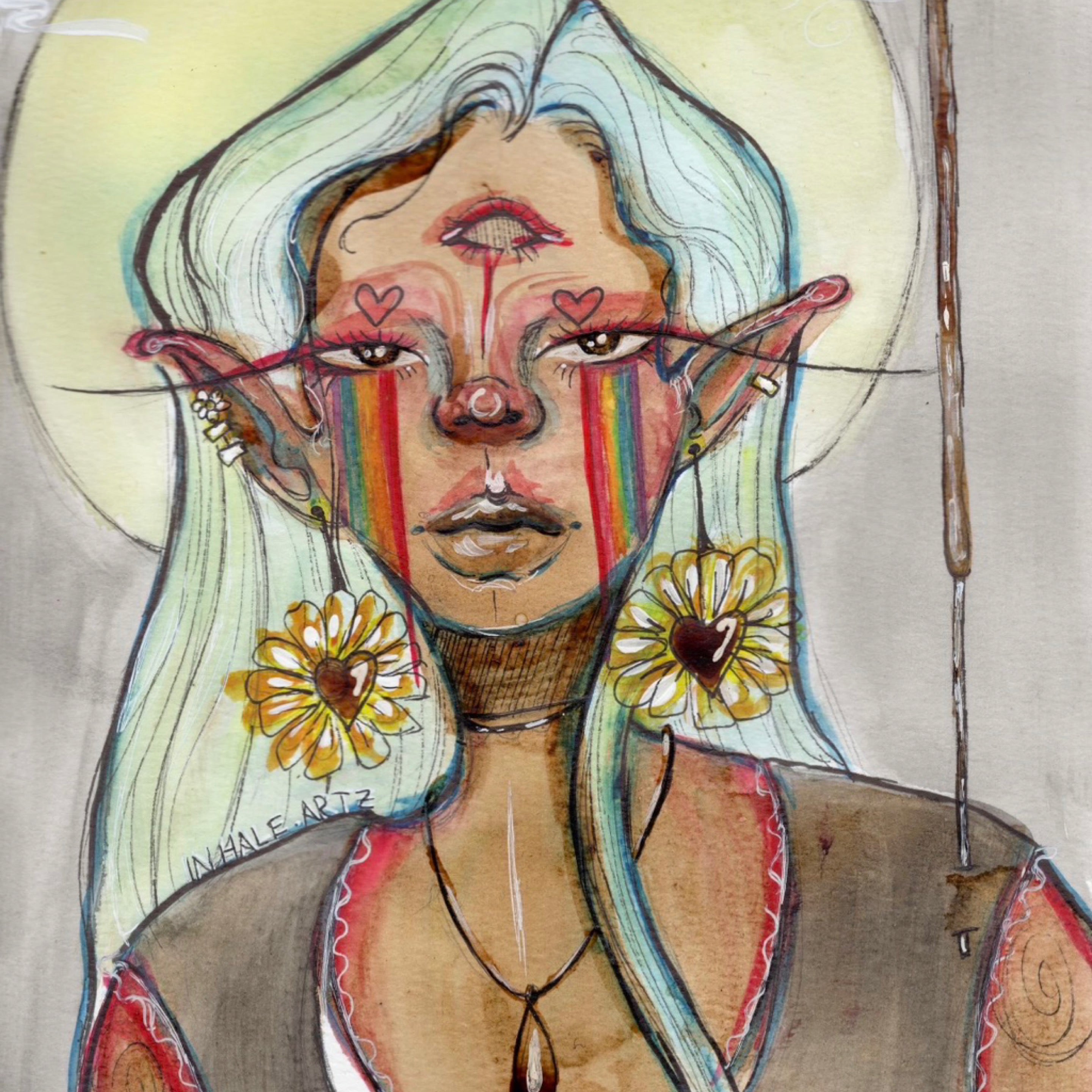Incense Holder 8x10 Print | inhale.artz